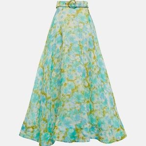 ZIMMERMANN
High Tide linen and silk maxi skirt